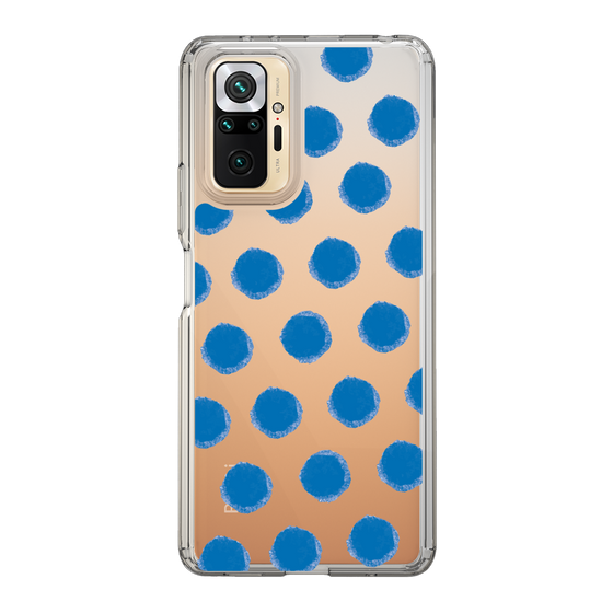 Slim Protection Case［ Original - Favorite Color Polka Dots - Blue ］