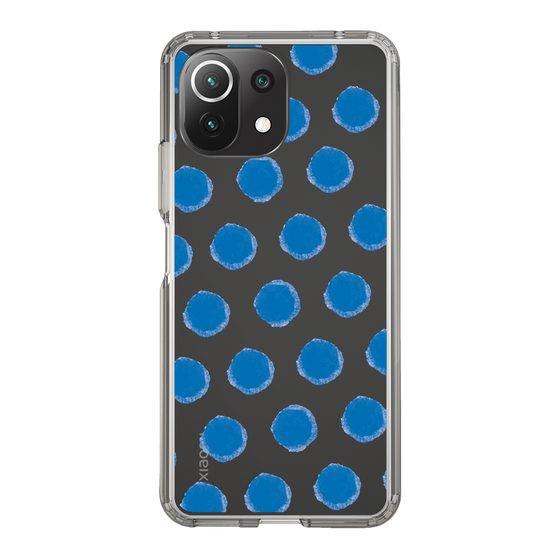 Slim Protection Case［ Original - Favorite Color Polka Dots - Blue ］