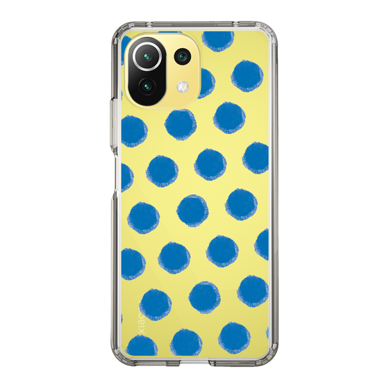 Slim Protection Case［ Original - Favorite Color Polka Dots - Blue ］