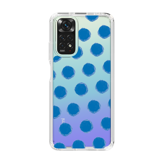 Slim Protection Case［ Original - Favorite Color Polka Dots - Blue ］