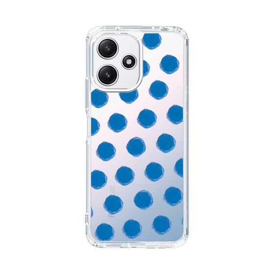 Slim Protection Case［ Original - Favorite Color Polka Dots - Blue ］