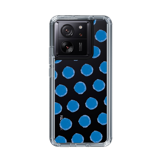 Slim Protection Case［ Original - Favorite Color Polka Dots - Blue ］