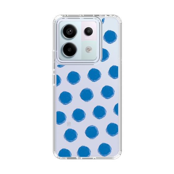 Slim Protection Case［ Original - Favorite Color Polka Dots - Blue ］
