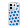 Slim Protection Case［ Original - Favorite Color Polka Dots - Blue ］