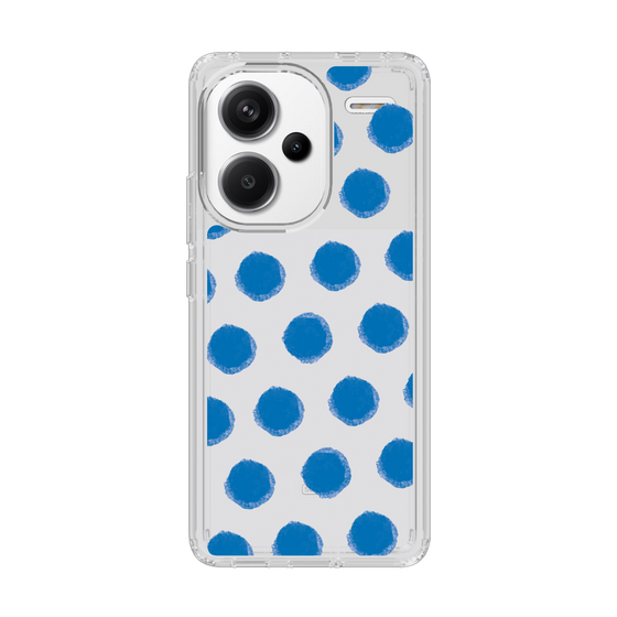 Slim Protection Case［ Original - Favorite Color Polka Dots - Blue ］