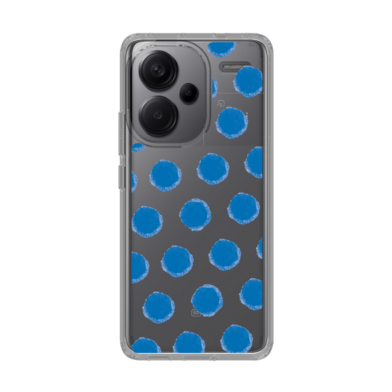Slim Protection Case［ Original - Favorite Color Polka Dots - Blue ］