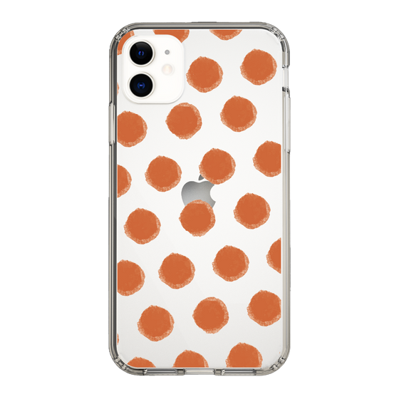 Slim Protection Case［ Original - Favorite Color Polka Dots - Red ］