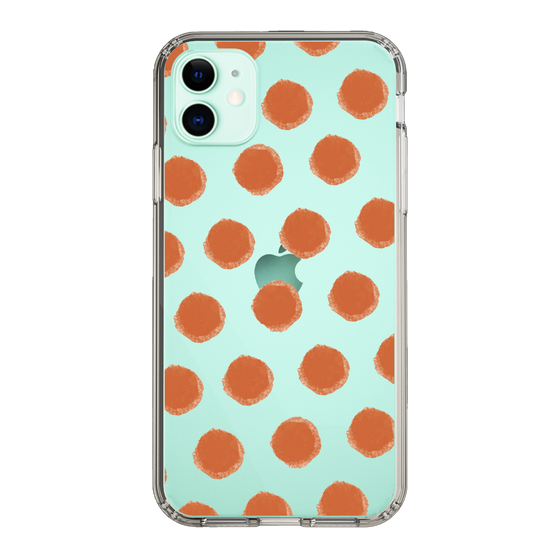 Slim Protection Case［ Original - Favorite Color Polka Dots - Red ］