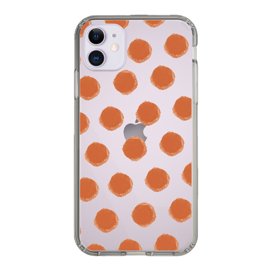 Slim Protection Case［ Original - Favorite Color Polka Dots - Red ］