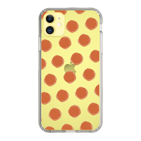 Slim Protection Case［ Original - Favorite Color Polka Dots - Red ］