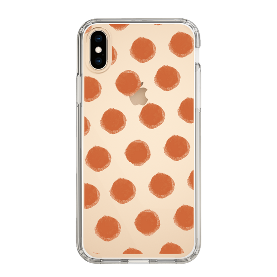 Slim Protection Case［ Original - Favorite Color Polka Dots - Red ］