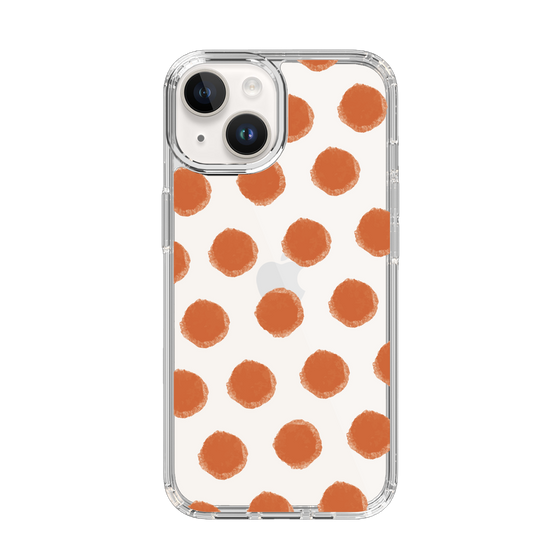 Slim Protection Case［ Original - Favorite Color Polka Dots - Red ］