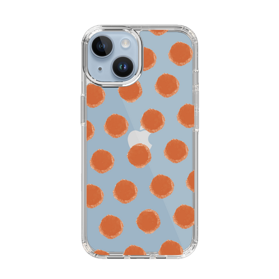Slim Protection Case［ Original - Favorite Color Polka Dots - Red ］