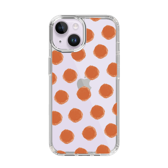 Slim Protection Case［ Original - Favorite Color Polka Dots - Red ］