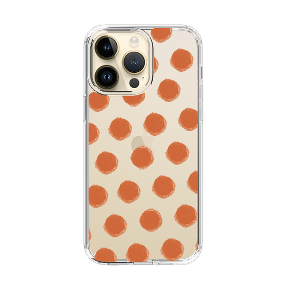 Slim Protection Case［ Original - Favorite Color Polka Dots - Red ］