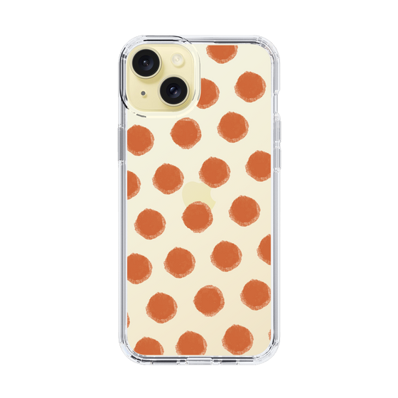 Slim Protection Case［ Original - Favorite Color Polka Dots - Red ］