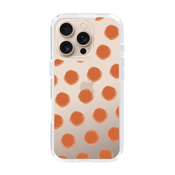 Slim Protection Case［ Original - Favorite Color Polka Dots - Red ］
