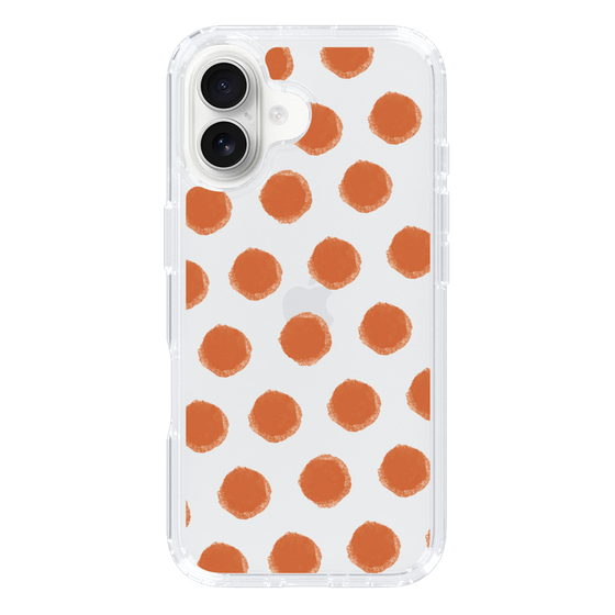 Slim Protection Case［ Original - Favorite Color Polka Dots - Red ］