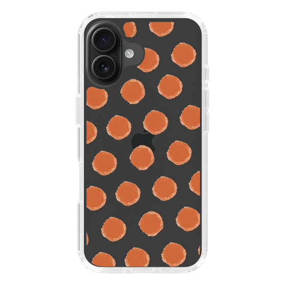 Slim Protection Case［ Original - Favorite Color Polka Dots - Red ］