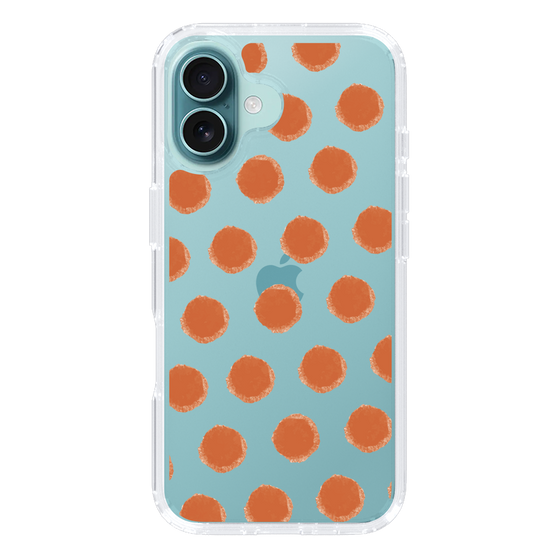 Slim Protection Case［ Original - Favorite Color Polka Dots - Red ］