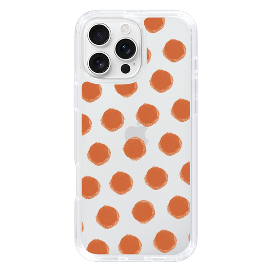 Slim Protection Case［ Original - Favorite Color Polka Dots - Red ］