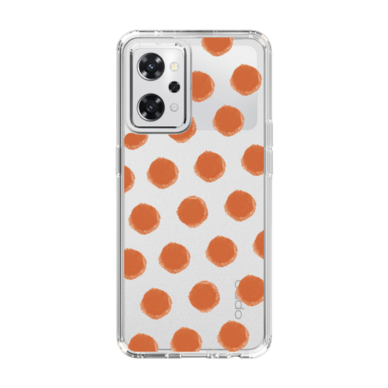 Slim Protection Case［ オリジナル - 推し色水玉 - レッド ］