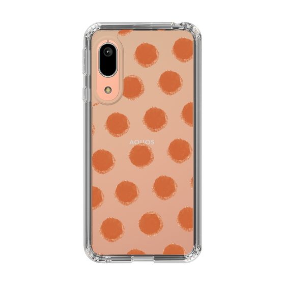 Slim Protection Case［ Original - Favorite Color Polka Dots - Red ］