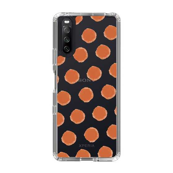 Slim Protection Case［ Original - Favorite Color Polka Dots - Red ］