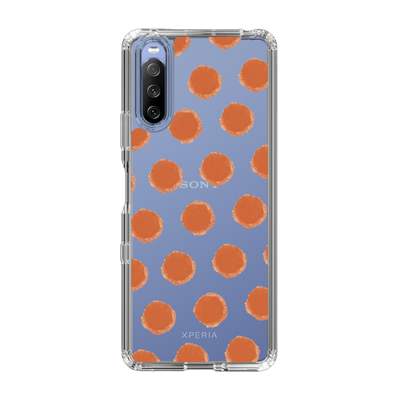 Slim Protection Case［ Original - Favorite Color Polka Dots - Red ］