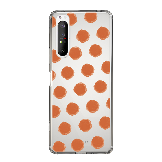 Slim Protection Case［ Original - Favorite Color Polka Dots - Red ］