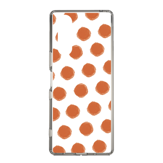 Slim Protection Case［ Original - Favorite Color Polka Dots - Red ］