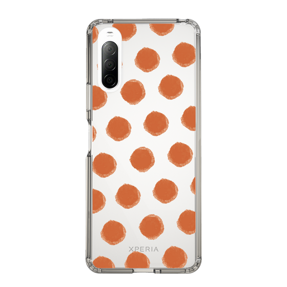 Slim Protection Case［ Original - Favorite Color Polka Dots - Red ］