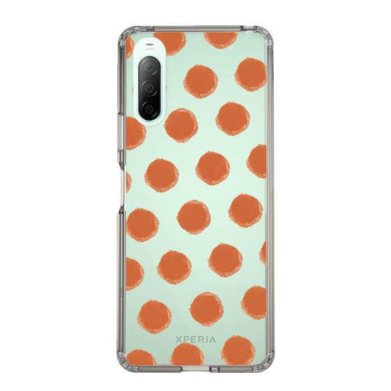 Slim Protection Case［ Original - Favorite Color Polka Dots - Red ］