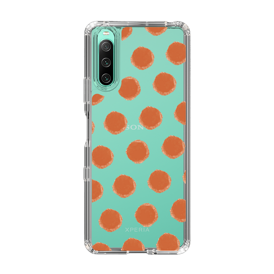 Slim Protection Case［ Original - Favorite Color Polka Dots - Red ］