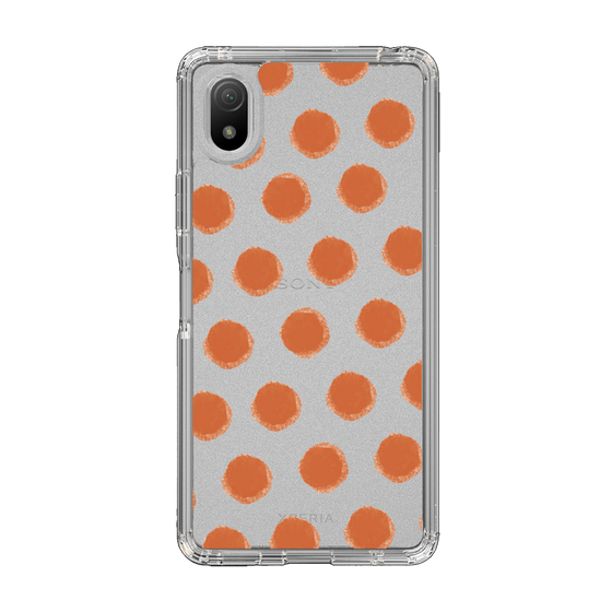 Slim Protection Case［ Original - Favorite Color Polka Dots - Red ］
