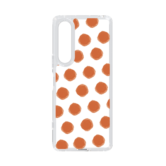 Slim Protection Case［ Original - Favorite Color Polka Dots - Red ］