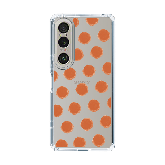 Slim Protection Case［ Original - Favorite Color Polka Dots - Red ］
