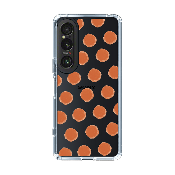 Slim Protection Case［ Original - Favorite Color Polka Dots - Red ］