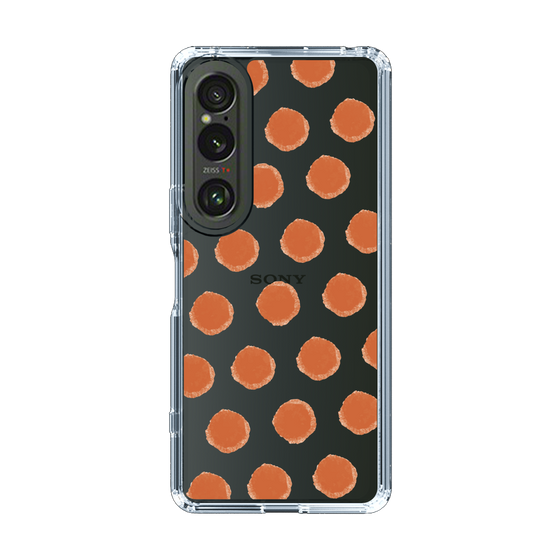Slim Protection Case［ Original - Favorite Color Polka Dots - Red ］