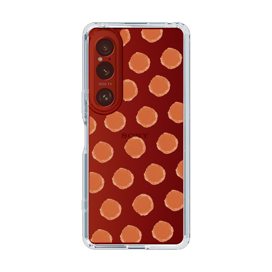 Slim Protection Case［ Original - Favorite Color Polka Dots - Red ］
