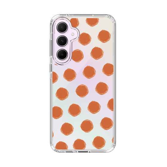 Slim Protection Case［ オリジナル - 推し色水玉 - レッド ］