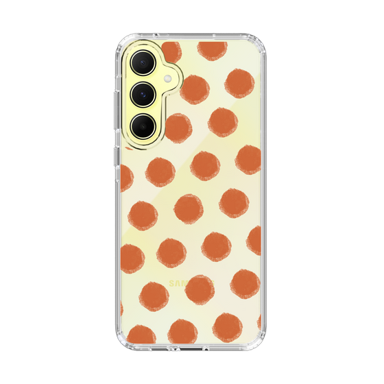 Slim Protection Case［ オリジナル - 推し色水玉 - レッド ］