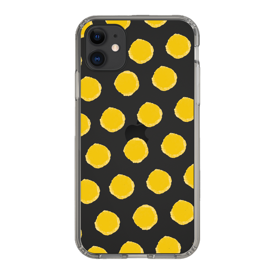 Slim Protection Case［ Original - Favorite Color Polka Dots - Yellow ］