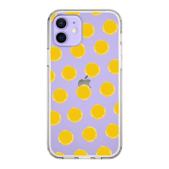 Slim Protection Case［ Original - Favorite Color Polka Dots - Yellow ］