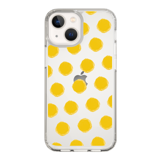 Slim Protection Case［ Original - Favorite Color Polka Dots - Yellow ］