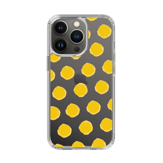 Slim Protection Case［ Original - Favorite Color Polka Dots - Yellow ］