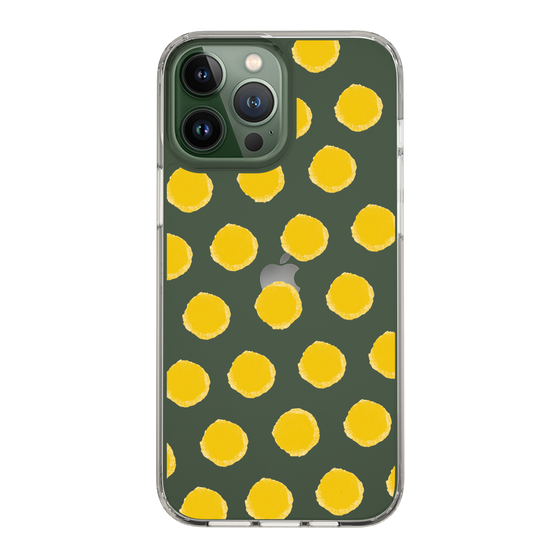 Slim Protection Case［ Original - Favorite Color Polka Dots - Yellow ］