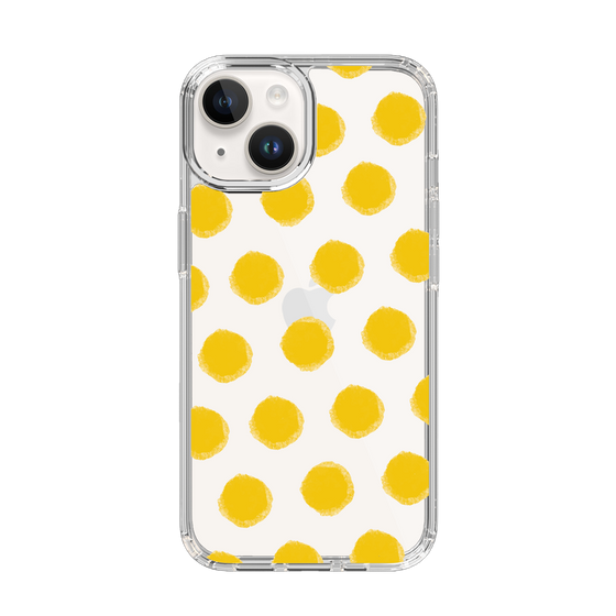 Slim Protection Case［ Original - Favorite Color Polka Dots - Yellow ］
