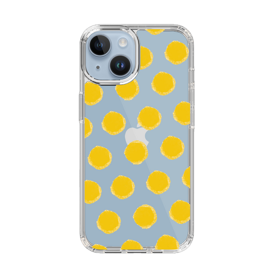 Slim Protection Case［ Original - Favorite Color Polka Dots - Yellow ］