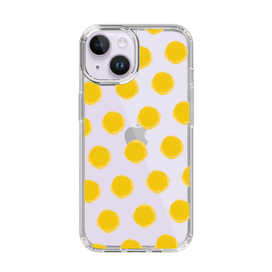 Slim Protection Case［ Original - Favorite Color Polka Dots - Yellow ］
